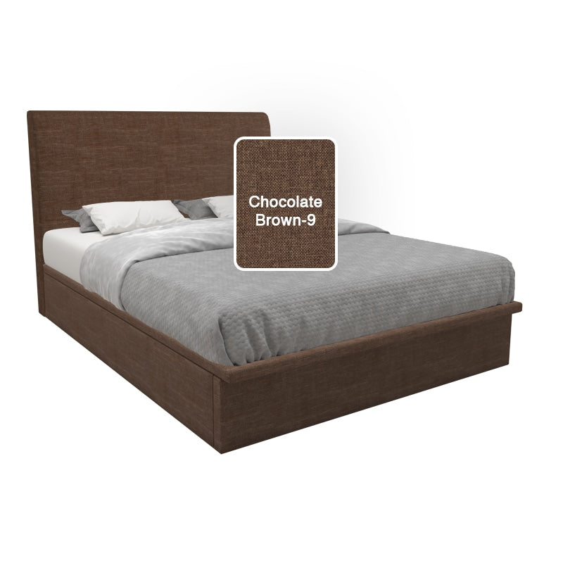 KHJ01-BSBC16-FABRICSTORAGEBEDCHOCOLATEBROWNcopy