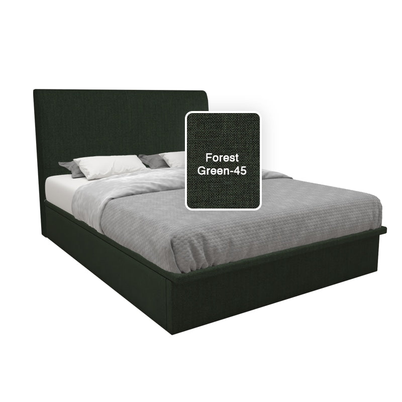 KHJ01-FABRICSTORAGEBEDFRAMEFORESTGREENcopy