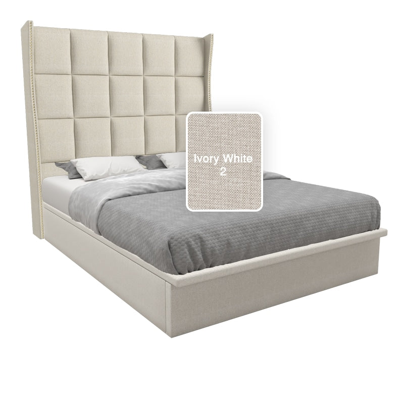 NH03-FABRICSTORAGEBEDFRAMEIVORYWHITEcopy