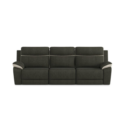 Mono Fabric 3 Seater Recliner Sofa
